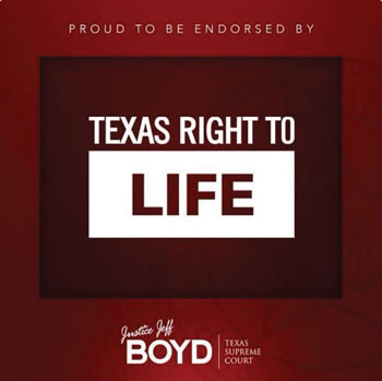 Endorsement for Justice Jeff Boyd