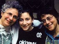 Karen Shain, Ericka Sokolower-Shain and Judy Sokolower.