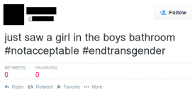 Anti-trans tweet